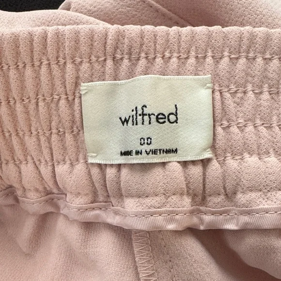 Wilfred Blush Pink Tailored High-Rise Trousers - Picture 3 of 4